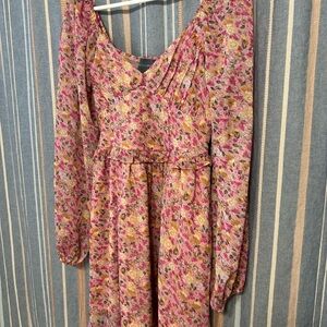 Floral Long Sleeve Dress